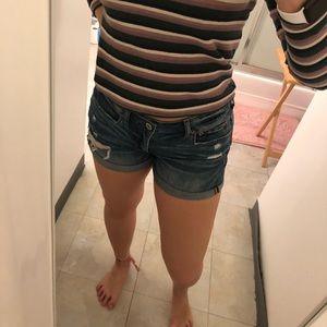 American Eagle Tomgirl Midi Shorts